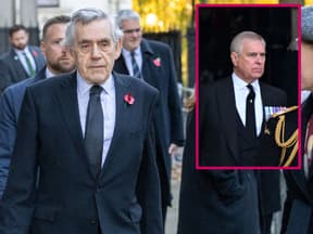 Gordon Brown und Andrew Mountbatten-Windsor Fotomontage Gordon Brown und Andrew Mountbatten-Windsor Fotomontage
