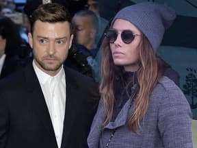 Justin Timberlake und Jessica Biel ernst