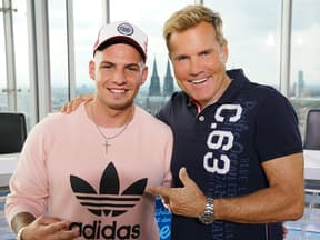 Pietro Lombardi und Dieter Bohlen Arm in Arm bei DSDS