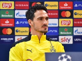 Mats Hummels bei einer Pressekonferenz