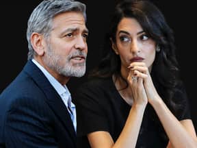 George und Amal Clooney ernst