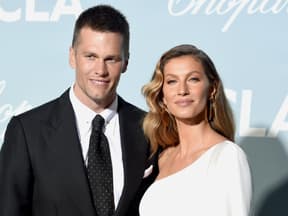 Tom Brady und Gisele Bündchen posieren zusammen