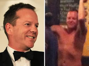 Kiefer Sutherland hatte nach einem anstrengenden Drehtag ordentlich Spaß, tanzte, trank und strippte!