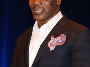 Mike Tyson ist gerade auf Promo-Tour 