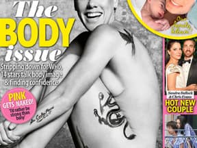 Stark und sexy: Pink auf dem aktuellen Cover des 'Who'-Magazins