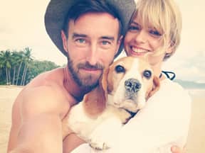 Julia Stegner mit ihrem Freund Benny und Hund Kasper