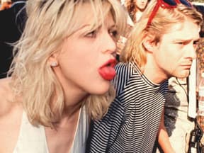 Courtney Love und Kurt Cobain