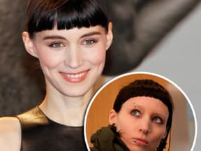 Was für eine Verwandlung: Für ihre Rollen in "Verblendung" ließ Rooney Mara einige Veränderungen über sich ergehen