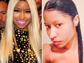 Sängerin Nicki Minaj überrascht ihre Fans mit einem Selfie ohne Make-Up und Perücke