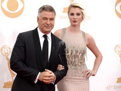 Alec Baldwin und Ireland Baldwin auf dem Roten Teppich