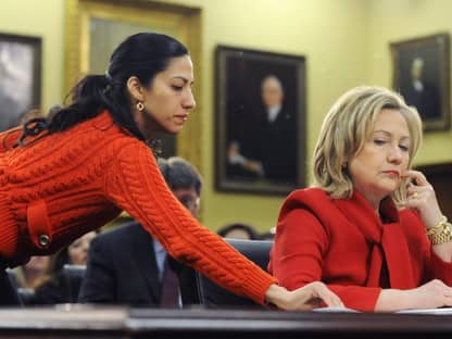 Huma Abedin arbeitet für Hilary Clinton