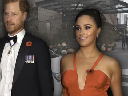 Meghan und Harry vor dem Restaurant "Locanda Verde" in New York