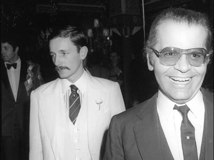 Jacques De Bascher und Karl Lagerfeld 1978