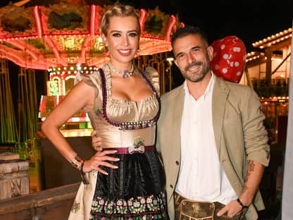 Stars auf dem Münchner Oktoberfest 2022: Verena Kerth und Marc Terenzi