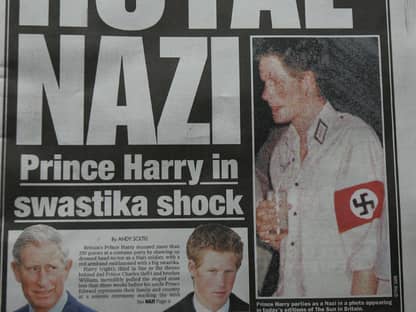 Prinz Harry: Nazi-Skandal "New York Post"