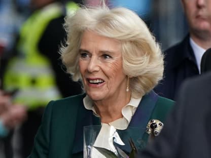 Queen Consort Camilla schaut irritiert