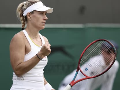 Angelique Kerber beim Tennisspielen