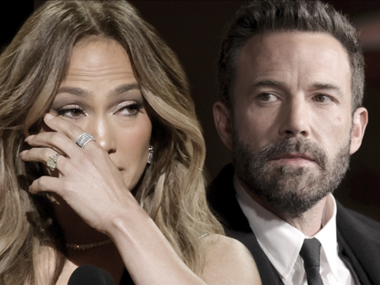 Jennifer Lopez weint, Ben Affleck ernst, Collage