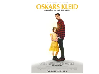 Kinoplakat für den Film Oskars Kleid mit Florian David Fitz.