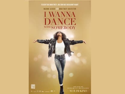 Kinoplakat I Wanna Dance With Somebody zur Filmbiografie von Whitney Houston.