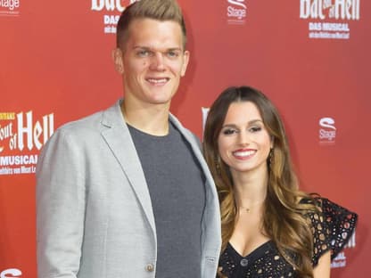 Matthias Ginter und seine Frau Christina Ginter