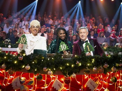 Die "Let's Dance"-Jury beim Weihnachtsspecial