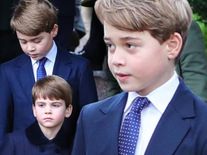 Prinz Louis und Prinz George in Sandringham