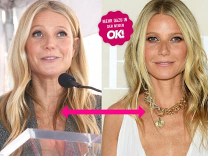 Gwyneth Paltrow mit Falten am Hals und ohne