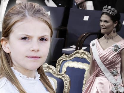 Prinzessin Estelle und Prinzessin Victoria.