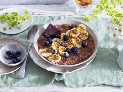 Quinoa-Bowl mit Schokolade