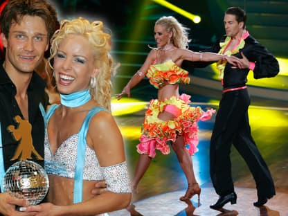 Isabel Edvardsson mit Wayne Carpendale und mit Alexander Klaws bei "Let's Dance"