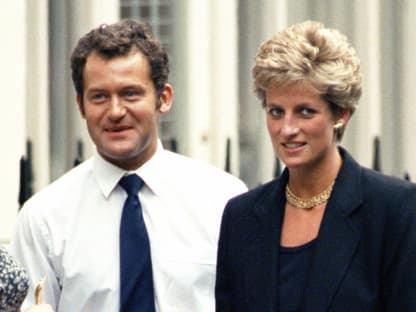 Paul Burrell und Prinzessin Diana. 