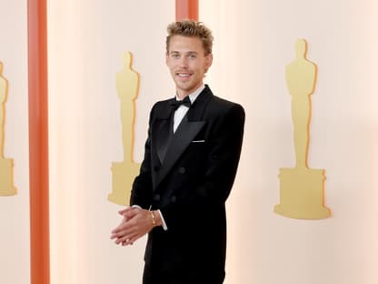 Austin Butler Oscars 2023 schwarzer Anzug