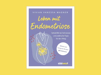 Buchcover Leben mit Endometriose von Vivian Vanessa Wagner.