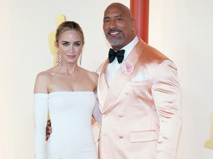 Emily Blunt Dwayne The Rock Johnson