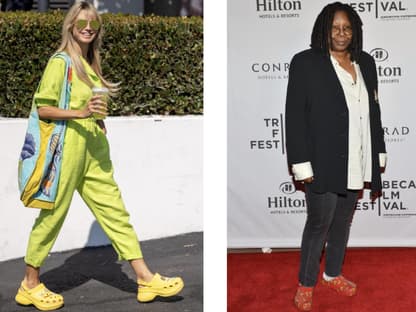 Heidi Klum und Whoopi Goldberg in Clocs 