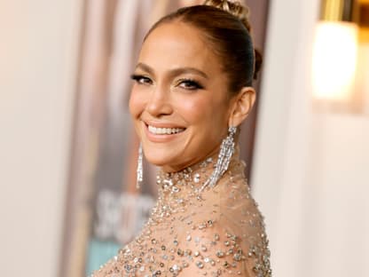 Jennifer Lopez lange Wimpern