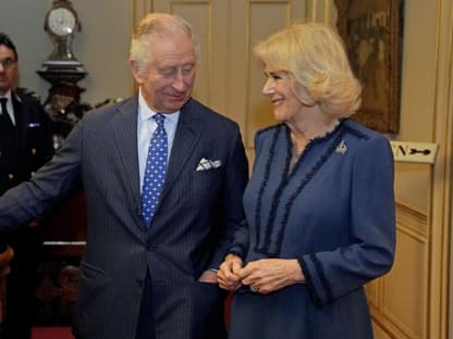 König Charles III. und seine Frau Queen Consort Camilla.