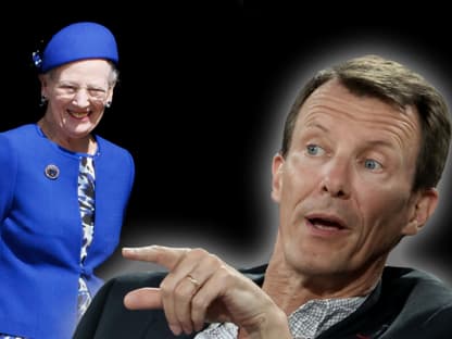 Königin Margrethe und ihr jüngster Sohn Prinz Joachim.