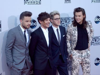 One Direction auf dem Red Carpet bei den AMAS 2015