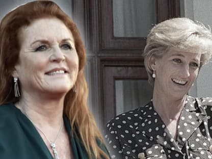 Sarah Ferguson und Prinzessin Diana.