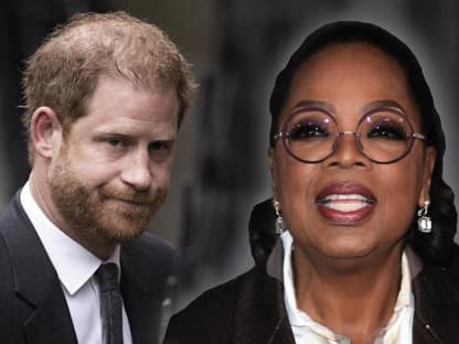 Prinz Harry und Oprah Winfrey.