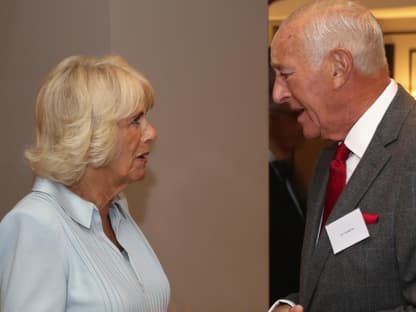 Queen Camilla und Len Goodman, 2019.