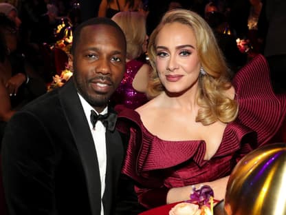 Rich Paul und Adele bei den Grammy Awards.