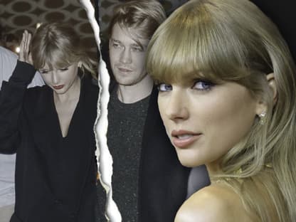 Montage: Taylor Swift und Joe Alwyn mit Trennungs-Riss