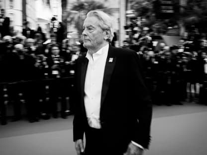 Alain Delon bei dem Filmfestspielen in Cannes