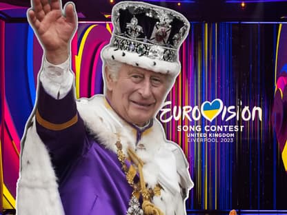 König Charles III. beim Eurovision Song Contest 2023