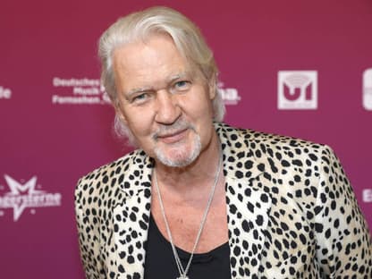 Johnny Logan Schlagersterne Mallorca Pressewand