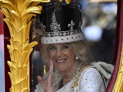 Krönung von Königin Camilla.