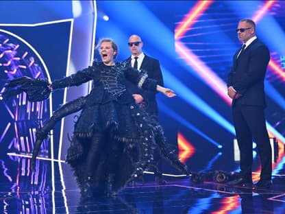 Patricia Kelly bei ihrer "The Masked Singer"-Demaskierung